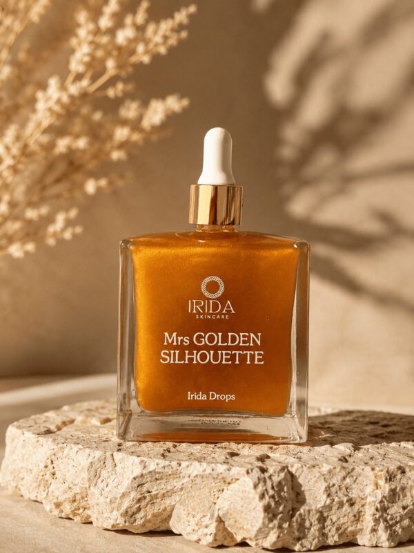 Mrs Golden Silhouette - Πολυτελές, λαμπερό λάδι σώματος με φυσικά έλαια και δράση κατά της κυτταρίτιδας 100ml